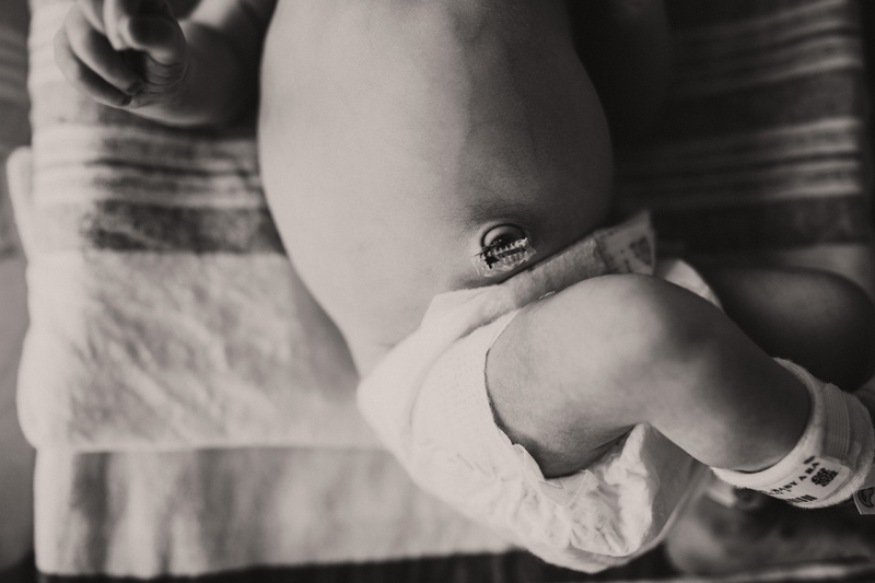 Orlando Fresh 48 Photographer, detail shot of baby's bellybutton
